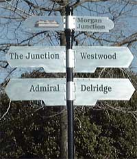 Morgan Junction Sign Post